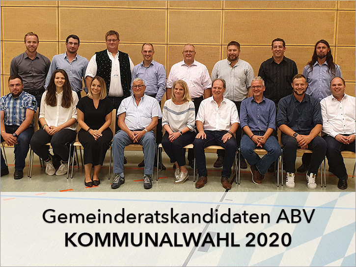 Gemeinderatskandidaten ABV Kommunalwahl 2020