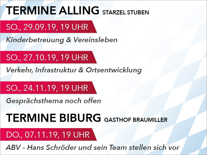 Termin für Wirtshausgespräche